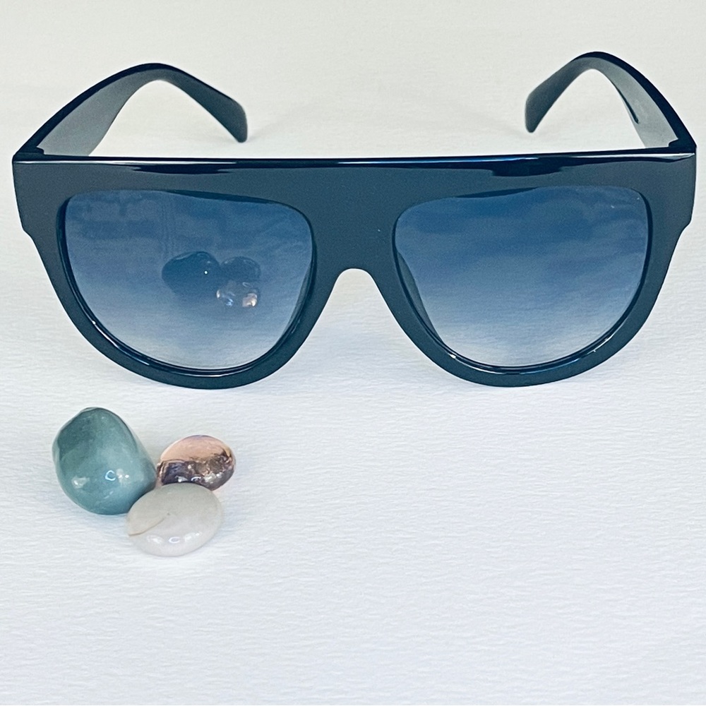 Retro Round Flat top Sunglasses